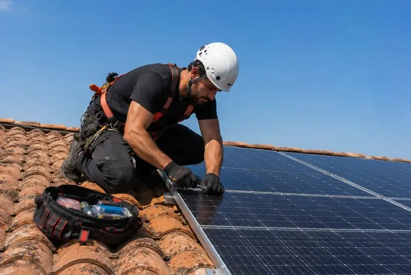 Maintenance et monitoring de panneaux solaires à Fillols